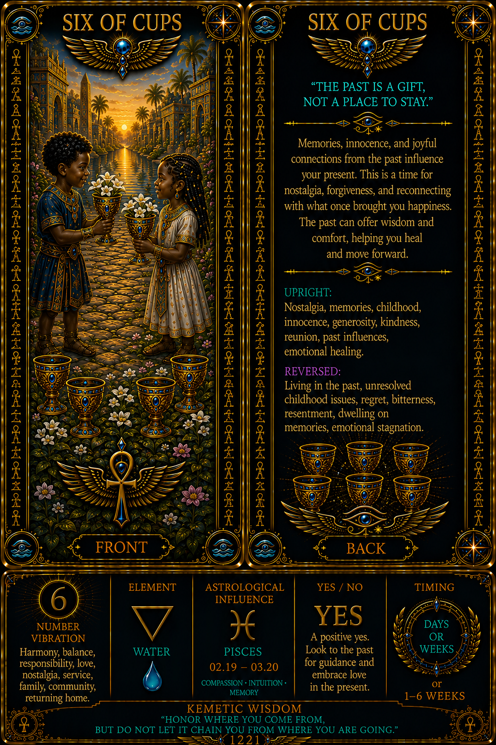 6 · Six of Cups